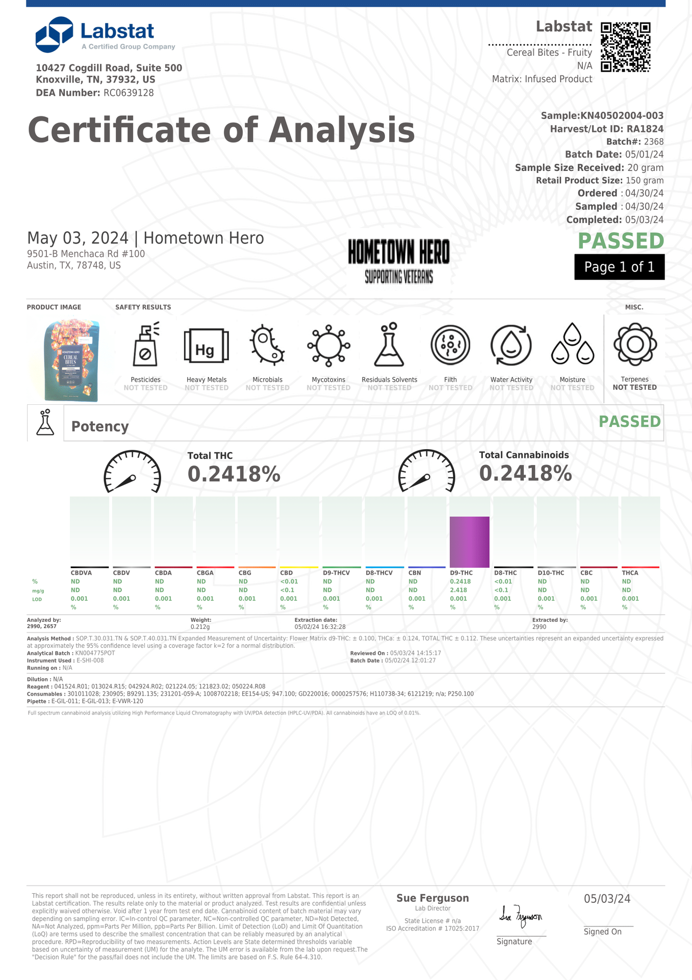 Hometown Hero - Cereal Bites (15ct)