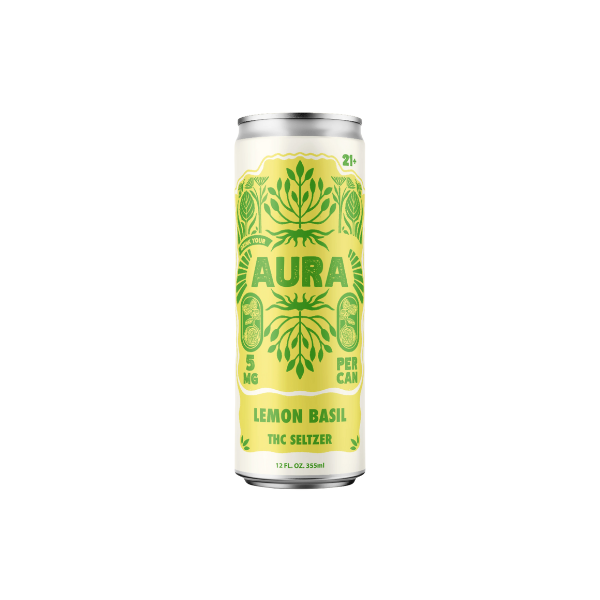 Aura - Lemon Basil - 10mg Seltzer