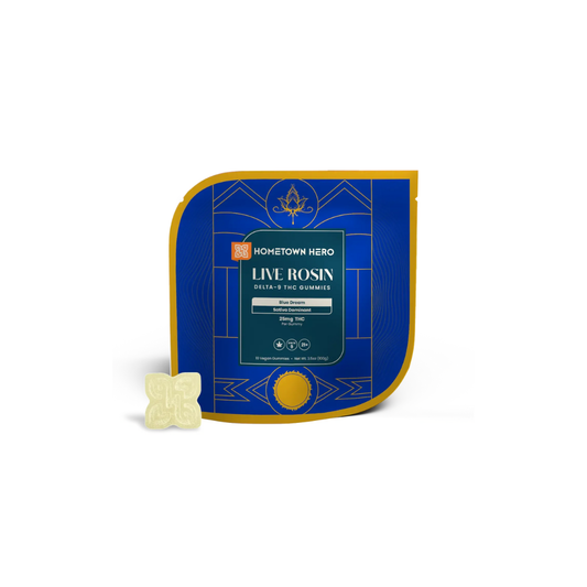 Hometown Hero – Blue Dream Live Rosin Gummies