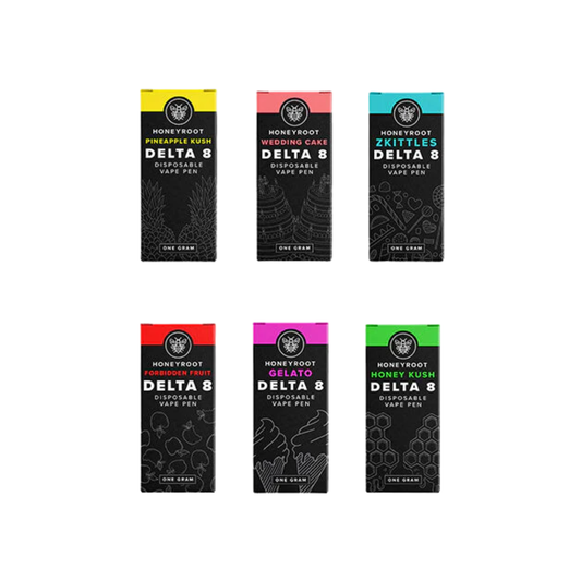 Honeyroot - 1ml D8 Disposable Vape Cartridges
