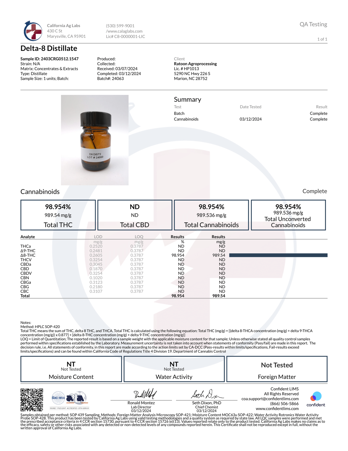 Herbal Aspect - Delta 8 THC Vape Cartridge