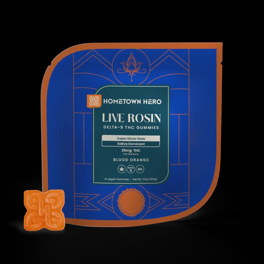 Hometown Hero - Live Rosin Gummies (25mg)