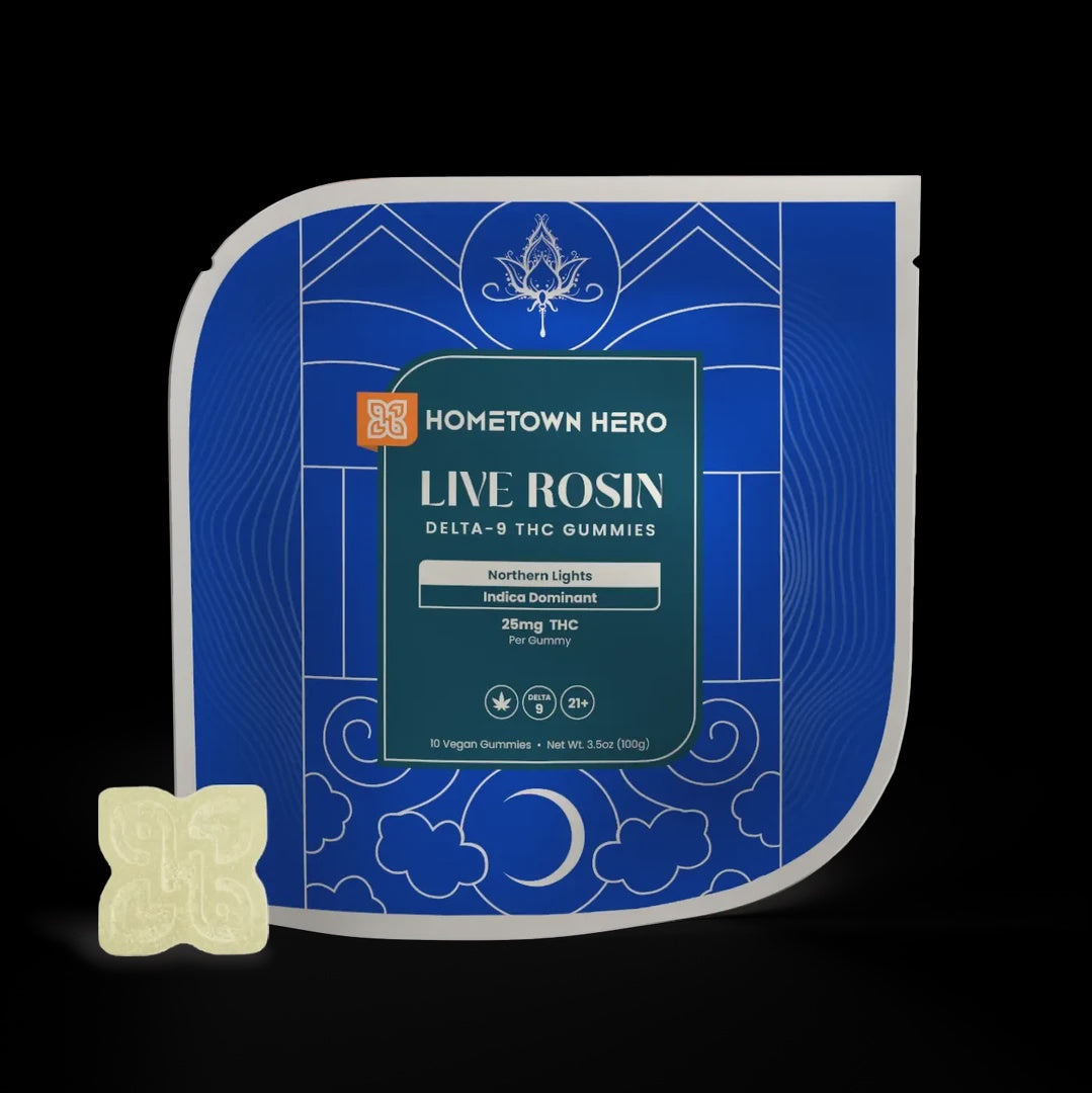 Hometown Hero - Live Rosin Gummies – Northern Lights